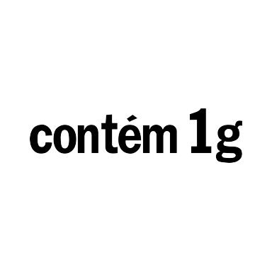 Contém 1g cashback